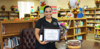 Dr. Long Elementary Science Teacher Sandra Gonzalez was named the 2018 Elementary Teacher of the Year