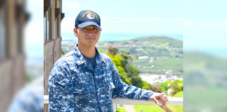 Petty Officer 2nd Class Christopher Lima, a yeoman, is serving at Camp H. M. Smith in the area of operations where U.S. Pacific Fleet Headquarters is located. 