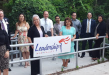 Leadership Mid Valley Class XII graduates. L-R: Maricruz Hinojosa, South Texas College; Michael Swartz, Knapp Medical Center; Erika Aguirre, Balli Home Health; Mel Escamilla, Knapp Community Cares Foundation; Edgar de Anda, Venibra Pest Control; Patrick Gonzalez, WoodmenLife; Elaine McDonald, Affordable Homes of South Texas; Rolando Ramon, Magic Valley Electric Co-Op, Frank Davila, Lone Star National Bank, Melissa Saldivar, Department of Veteran Affairs and Raquel Limas, Con Cariño Primary Home Care. Not pictured: Natalie Charles, IBC Bank and Israel Gonzalez, WellMed.