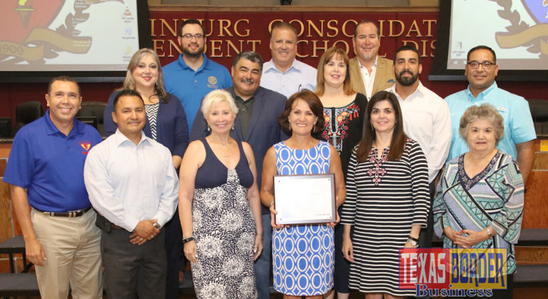 Edinburg CISD Honors Edinburg Rotary with State Community Award