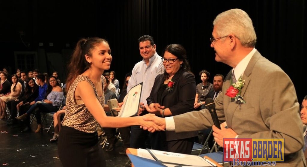 Awards Ceremony 1 & 2 -  A total of four $16,000 four-year scholarships were awarded to seniors at PSJA ECHS, PSJA North ECHS, PSJA Memorial ECHS and PSJA 