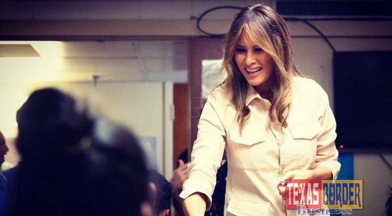 First Lady Makes a Surprise Visit to Texas Shelter