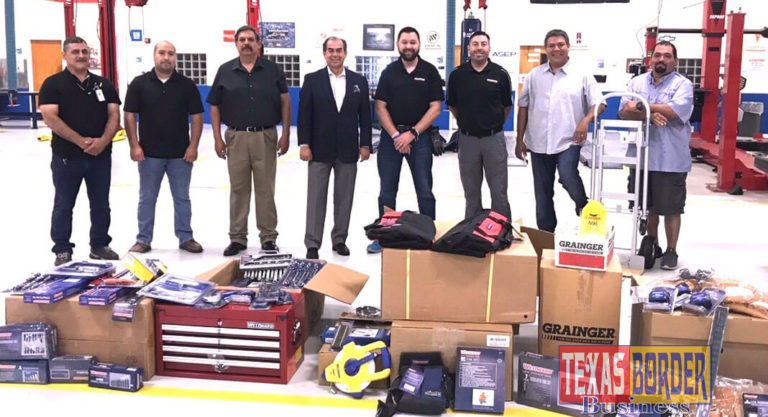 Grainger Industrial Supply recently donated $6,000 worth of tools to assist students in their career choices.