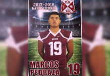 PSJA ECHS Senior Marcos Pedraza Jr. was selected for the highly competitive 2018 Blue-Grey Football Super Regional Combine Circuit held at the AT&T Stadium in Arlington from June 2-3, 2018.