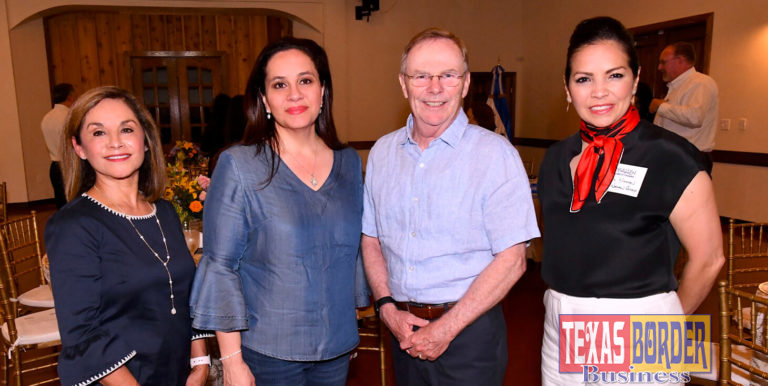 L-R: Sandra Darling; First Lady of Honduras Ana Garcia de Hernandez; McAllen Mayor Jim Darling; and Laura Warren, AIA and also Chairman of McAllen Economic Development Corp. Photo by Roberto Hugo Gonzalez