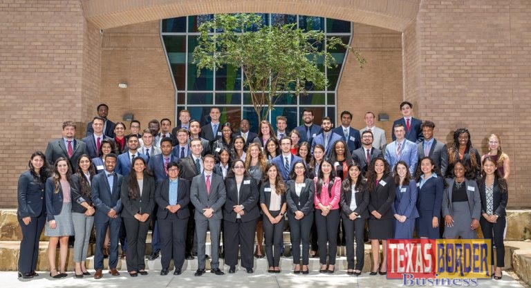 The UTRGV School of Medicine's third cohort class photo on Monday, July 9, 2018 at the Medical Education Building in Edinburg, Texas. UTRGV Photo by Paul Chouy