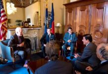 John Cornyn And Mexico Visitors