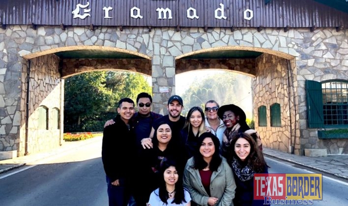 Nine UTRGV students traveled to Brazil this summer for a study abroad course in cross-cultural psychology. The class, led by Camilla Montoya, UTRGV psychology department lecturer was in southern Brazil, focusing on the broad mix of cultures in that region, including German and Italian and Portuguese. In addition to classes, the trip included experiences to include sightseeing, ziplining and rafting. (Courtesy Photo)