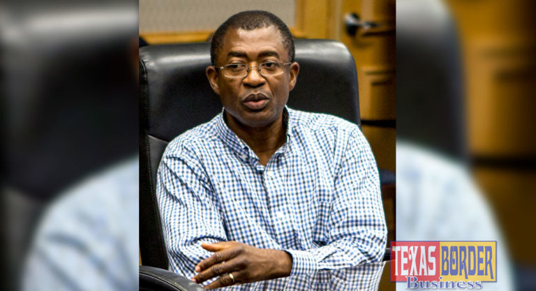 Dr. Francis Kofi Andoh-Baidoo, associate professor in the UTRGV Department of Information Systems, has been awarded a fellowship by the Carnegie African Diaspora Fellowship Program (CADFP) to travel to Ghana to work with the Kwame Nkrumah University of Science and Technology (KNUST) School of Business. Andoh-Baidoo will work on collaborative research with Dr. David Asamoah, of KNUST, to organize seminars and workshops for graduate students and faculty of the School of Business and the faculty of other, private universities affiliated with KNUST. (UTRGV Photo by Silver Salas)