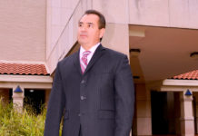 City Manager Roel “Roy” Rodriguez standing outside the McAllen City Hall. Photo archive. By Roberto Hugo Gonzalez