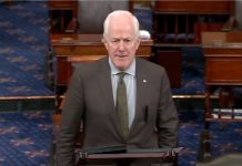 Sen. John Cornyn said, ‘Any sensible person would tell you that eliminating ICE is reckless, which is why I recently introduced a resolution with fourteen of our colleagues denouncing these radical calls in the strongest of terms.’ ‘Abolishing ICE would mean ending all of the agencies' programs and functions. It would mean allowing dangerous criminals, including potential terrorists who are in our country to remain here. It would mean scrapping the ICE cybercrime center's investigation of child exploitation online. It would mean ending the ICE Blue Campaign to rescue human trafficking victims and provide them with a safe place to stay and other services.’