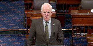 Sen. John Cornyn said, ‘Any sensible person would tell you that eliminating ICE is reckless, which is why I recently introduced a resolution with fourteen of our colleagues denouncing these radical calls in the strongest of terms.’ ‘Abolishing ICE would mean ending all of the agencies' programs and functions. It would mean allowing dangerous criminals, including potential terrorists who are in our country to remain here. It would mean scrapping the ICE cybercrime center's investigation of child exploitation online. It would mean ending the ICE Blue Campaign to rescue human trafficking victims and provide them with a safe place to stay and other services.’