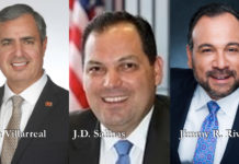 Adrian Villarreal, J.D. Salinas, and Jimmy R. Rivera