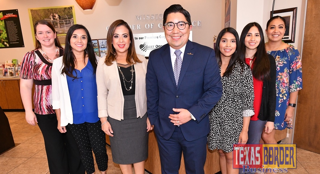 Pictured from L-R: Jennifer Nava, Events Director; Jennifer Espinoza, Accounting Administrator; Zaida Pacheco, Director of Membership and Business Development; Robert Rosell, President and CEO; Nayeli Centeno, Marketing Coordinator; Clarissa Fausto, Accounting Assistant and Esmeralda Stone, Member Relations.