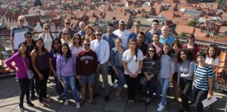 Eleven UTRGV students traveled to Germany this summer as part of a two-week study abroad course, ‘Topics in Marketing,’ led by Dr. Reto Felix, assistant marketing professor in the Robert C. Vackar College of Business and Entrepreneurship. The students studied at Leuphana University, in Lüneburg, in northern Germany, but also had opportunities to visit important landmarks, to interact with the people from the region, and to gain critical cultural experiences. (Courtesy Photo)