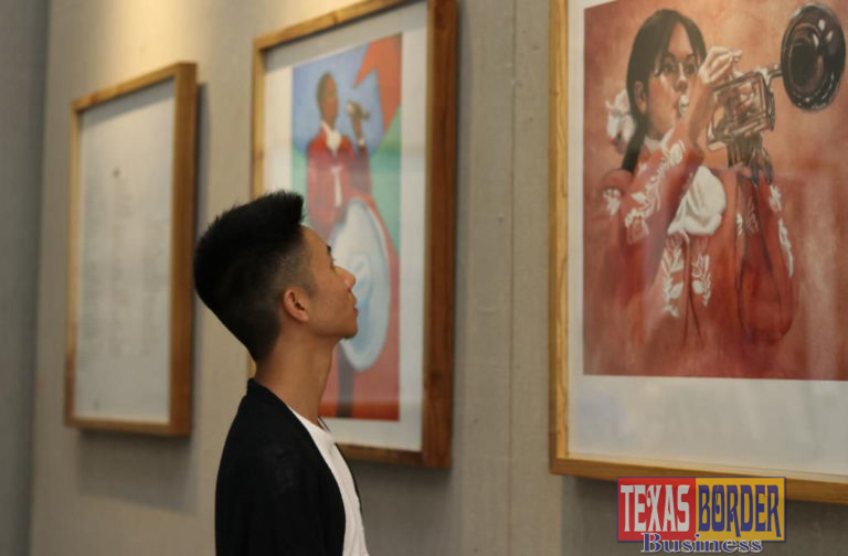 A University of Texas Rio Grande Valley art exhibit showcasing aspects of Mexican musical culture had a week-long run recently at Hengyang Normal University (HYNU), located in Hengyang, Hunan, China. The exhibition, ‘The Magic of Mariachi / La Magia del Mariachi,’ was created by Dr. Steven Schneider, UTRGV professor of creative writing, literature and culture studies, Creative Writing Program, College of Fine Arts, and his artist wife, Reefka Schneider. The exhibit featured artwork inspired by mariachi performers, sketches by Reefka Schneider, and poetry written by Steven Schneider that was translated from English to Chinese by collaborating professors in China. (Courtesy Photo)