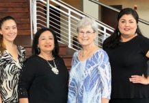 L-R: Estela Salazar, Membership Director RGV Hispanic Chamber of Commerce; Stephanie Ramirez, MCC Marketing Manager; Estela Salazar, Membership Director RGV Hispanic Chamber of Commerce; Suzanne McDonald, VSO Vice-President; Vivian Vargas, VSO Marketing Manager
