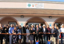 The University of Texas Rio Grande Valley School of Medicine’s Area Health Education Centers (AHEC) Grand Opening The University of Texas Rio Grande Valley School of Medicine celebrated the grand opening of its Area Health Education Centers (AHEC) on Thursday, Sept. 20, in the La Victoria community in Starr County. The UTRGV School of Medicine received a five-year, $3.75 million grant from the U.S. Department of Health and Human Services’ Health Resources and Services Administration to develop the three AHECs, which will offer free healthcare to residents and educational opportunities for students enrolled in UTRGV’s health professions programs. Two more AHECs are scheduled to open—one in Hidalgo County and one in Cameron County. (Courtesy Photo)