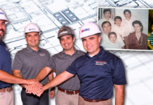 Pictured above, from L to R: Eric Delgado, Manufacturer Engineer works at Noble Texas Builders; Jose Delgado Electrical Engineer works at Halff Associates; Adrian Delgado, Mechanical Engineer, works at Vaughn Construction and Juan Delgado, also an Electrical Engineer, he works at Noble Texas Builders. Photo by Roberto Hugo Gonzalez