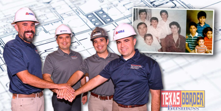 Pictured above, from L to R: Eric Delgado, Manufacturer Engineer works at Noble Texas Builders; Jose Delgado Electrical Engineer works at Halff Associates; Adrian Delgado, Mechanical Engineer, works at Vaughn Construction and Juan Delgado, also an Electrical Engineer, he works at Noble Texas Builders. Photo by Roberto Hugo Gonzalez