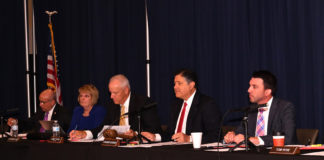 The Health and Human Services Commission's (HHSC) met at the Edinburg Conference Center at Renaissance and received public testimony that will help review the history and future roll-out of Medicaid Managed Care in Texas. Photo by Roberto Hugo Gonzalez