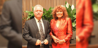 Pictured promoting the 2018 nominations are last year’s 2017 Man and Woman of the Year. Manuel Cantu and Dr. Linda Villareal were honored for their achievements and dedication to the community and received the Edinburg Man & Woman of the Year awards at the 2017 Edinburg Chamber Annual Installation Banquet. Nominations for this year’s award will be accepted through Friday, September 28, 2018.