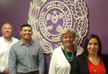 Weslaco Chamber and Weslaco ISD seeking participants for nCourage program The nCourage program is currently looking for businesses to host 1-2 high school seniors who are making choices in their career path. Pictured L-R: Doug Croft, President/CEO, Weslaco Chamber of Commerce; Luis Reyes, nCourage Program Committee Chair, Sue Peterson, Weslaco ISD Assistant Superintendent and Dr. Priscilla Canales, Weslaco ISD Superintendent.