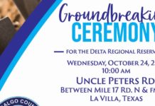 Delta Regional Reservoir Groundbreaking set for Oct. 24