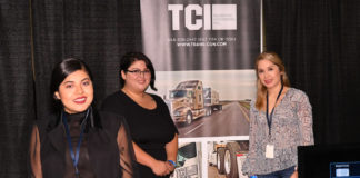 Yida Oropeza, manager for recruitment and retention at Transport Continental Inc., TCI. The company participated at the Pharr International Trucking Expo. Photo by Roberto Hugo Gonzalez