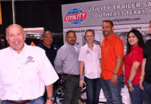 Pictured above, Armando Cardenas, the local branch manager and business developer for Utility Trailer Sales, Southeast Texas in Pharr, Texas. The company he works for participated at the Pharr International Trucking Expo. Photo by Roberto Hugo Gonzalez.