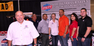 Pictured above, Armando Cardenas, the local branch manager and business developer for Utility Trailer Sales, Southeast Texas in Pharr, Texas. The company he works for participated at the Pharr International Trucking Expo. Photo by Roberto Hugo Gonzalez.