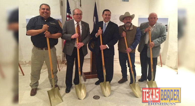 Congressman Cuellar (TX-28) announces $700,000 for City of Roma’s New Bus Terminal in Roma on Monday. Top photo pictured from left to right: Texas State Representative Ryan Guillen, City of Roma Mayor Roberto Salinas, Congressman Henry Cuellar, City of Roma Councilman Ramiro Sarabia and Starr County Judge Eloy Vera, Bottom photo pictures from left to right: Starr County Judge Eloy Vera, Starr County Treasurer Fernando Peña, City of Roma Mayor Roberto Salinas, Congressman Henry Cuellar, City of Roma Councilman Ramiro Sarabia, Assistant City Manager Alfredo (Freddy) Guerra and Texas State Representative Ryan Guillen