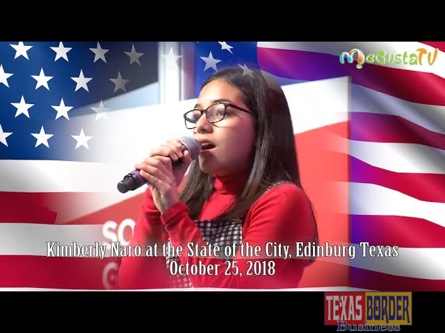 Video: Kimberly Naro at the State of the City Edinburg Texas 2018