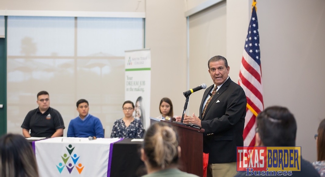 Student Government Association at South Texas College hosted Texas Sen. Eddie Lucio Jr. at a town hall-style event Oct. 18. Lucio used the opportunity to speak on the importance of voting ahead of Election Day on Nov. 6.