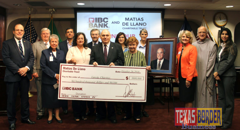 From Left: Edward Farias, Dennis E. Nixon, Sr. Maria Luisa Vera, Hugo Flores, Alma Boubel, Douglas Howland, Larry Norton, Eliza Gonzalez, Sister Kathleen Coughlin, Sister Rose Mary Welch, Joyce Horner, Brother Victor G. Shoemaker, Adriana R. Morales.