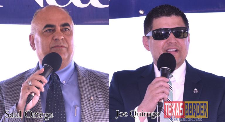 Saul Ortega, CEO and Chairman; and Joe Quiroga, President of Texas National Bank.