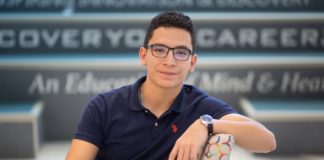 STC student Austreberto Gomez says his initial work experience at a factory in Reynosa shaped his future in Information Technology