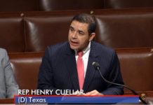 Congressman Henry Cuellar (TX-28) speaks on H.R. 1567 - the United States-Mexico Economic Partnership Act on Tuesday in Washington.