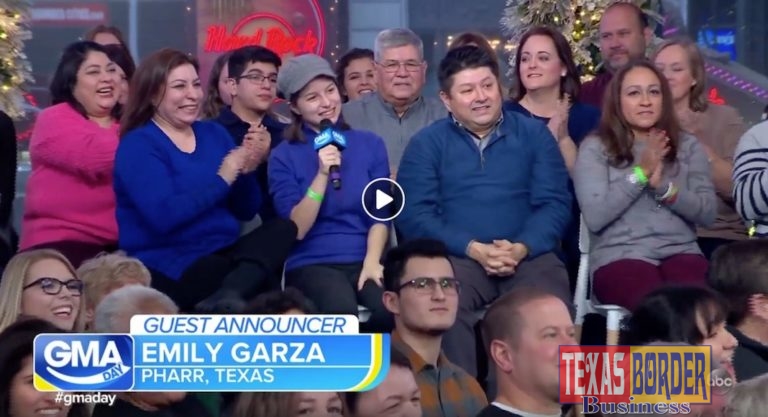 PSJA ISD student featured as guest announcer on Good Morning America  