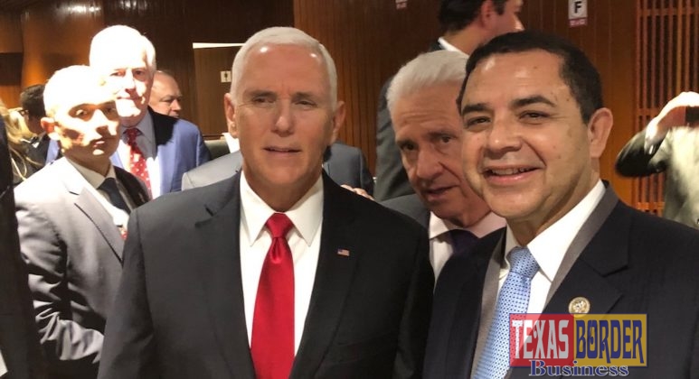 Rep. Cuellar And Mike Pence