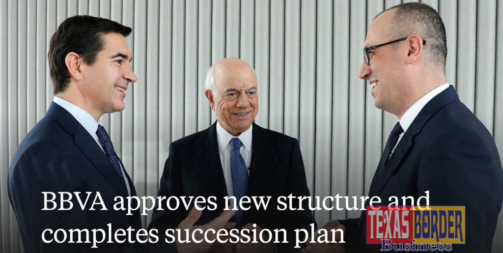 Pictured above from L-R: Carlos Torres Vila, CEO; Francisco Gonzalez, and Onur Genç.