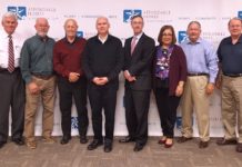 L-r: Randy McClelland, Danny Boultinghouse. Arturo "Tito" Torres, Robert "Bobby" Calvillo-Exec Director, Brian Disque, Elva M. Cerda, Paul Rodriguez, and Paul Schwab.