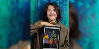UTRGV sophomore Ashley Garcia, of Brownsville, captured first place in the annual President’s Holiday Card Contest. Garcia, 19, a graphic design major, designed the official 2018 UTRGV winter holiday card and earned bragging rights and a $1,000 scholarship. Garcia’s card will be shared with UTRGV faculty and staff, donors, friends of the university and elected officials across the state and country. (UTRGV Photo by David Pike)