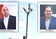 The City of Edinburg Leads in 5G Technology, More Than Any Other City in the RGV Armando ‘Mando’ Martinez, Texas State Rep., and J.D. Salinas, the Assistant Vice President External & Legislative Affairs at AT&T Services Inc.