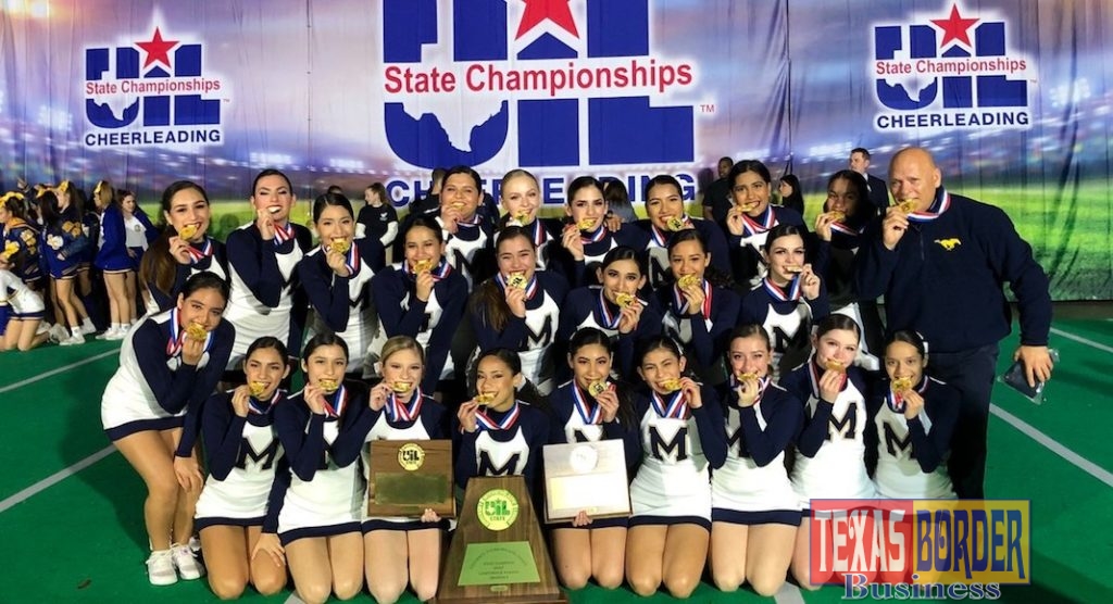 McAllen Memorial High Cheerleaders Won The UIL State Cheer Championship For Class 6A