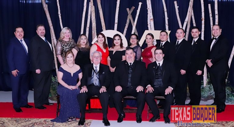 IBC Bank-Zapata Bank Officers. Standing, from left: Daniel Martinez, Stacy Lindquist, Tanya Longoria, Yadira Martinez, Cynthia Perez, Mayra Lopez, Melva Morace, Lisa Pena, Javier Ramirez, Ruben Perez, Eloy Lopez, Jose Ivan Rojas. Seated, from left: Janie De La Garza, Renato Ramirez, Ricardo Ramirez, Mark Alvarenga.