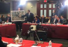 Congressman Henry Cuellar (TX-28) speaks during the Homeland Security Appropriations Conference Committee public hearing on Wednesday in Washington.