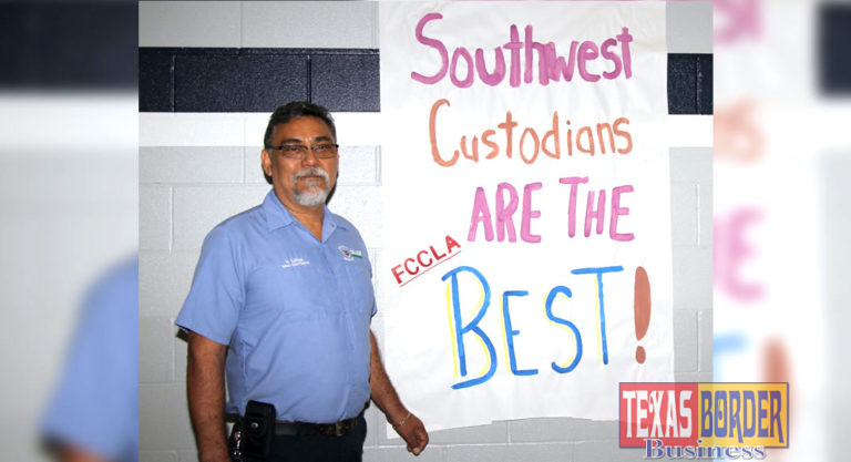 PSJA Southwest ECHS Head Custodian Hector Zuñiga dedicates over 40 years to the district and inspires students to pursue an education