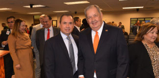 McAllen City Manager Roy Rodriguez will address Citizens League. Recently he attended the new Hidalgo County judge Richard Cortez’ oath of office ceremony. Photo by Roberto Hugo Gonzalez