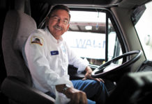 Oscar Montoya, Associate and truck driver at Walmart Logistics, Porterville, CA.
